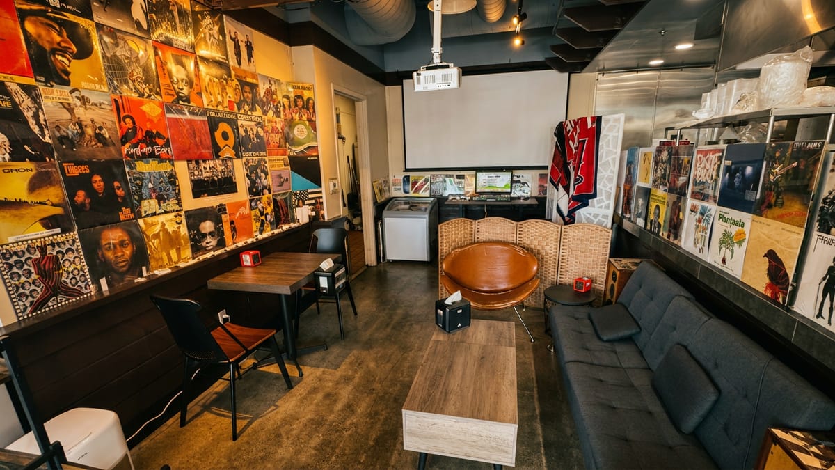 Records, art, and good food